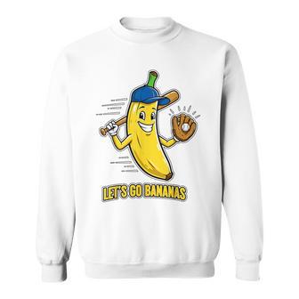 Banana Fruit Lovers Boys Lets Go Bananas Sweatshirt - Monsterry