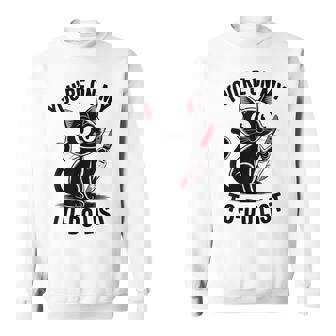 Cat Tu Esur Ma Liste De Choses À Faire Amoureux Des Chats Sweater e - Cadeauxyz