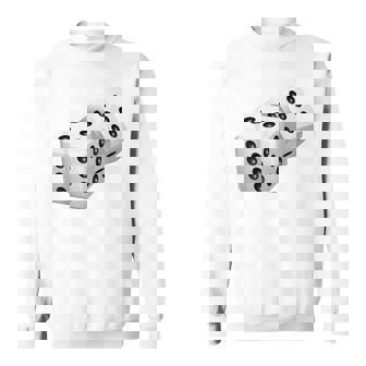 Dice Costume Carnival Player Carnival Fun Decoration Sweatshirt - Seseable