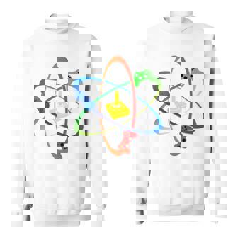 Gamer Atom コンソールプレーヤー ゲームコンピュータープログラマー 長袖tシャツ スウェットシャツ - Kawaiitshirt