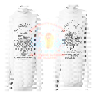 Hot Dog Democracy's Collapsing 4Th July Protest Trump Sweatshirt | Mazezy