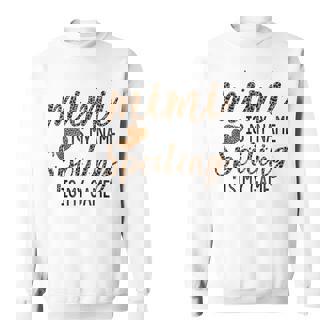 Quote Mimi Is My Name Spoiling Is My Game Sweatshirt - Monsterry