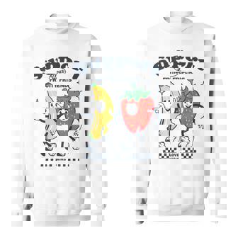 Pride Support Your Fruity Friend Lgbtg Gay Lesbian Sweatshirt - Monsterry