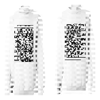Qr President Trump Dance Code On Back Sweatshirt - Thegiftio