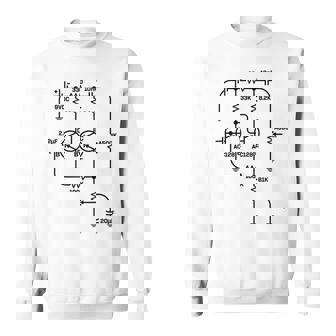Fuzz Pedal スケマティック図 ゲルマニウム Pnp 回路効果 スウェットシャツ - Kawaiitshirt