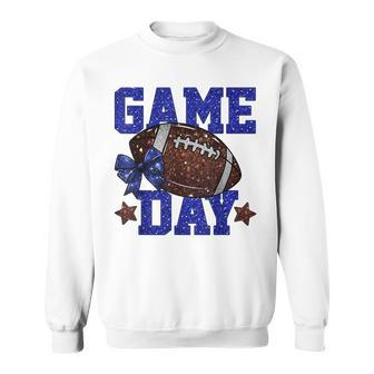 Game Day Football Bling Bling Game Day Vibes Football Lover Sweatshirt - Thegiftio UK