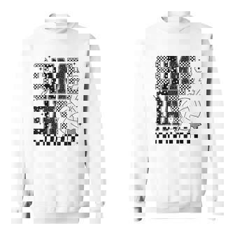 Game Day Volleyball Checkered Volleyball Sweatshirt - Thegiftio