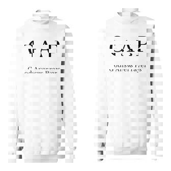 GAP 神は祈りに答えてくださる スウェットシャツ - Kawaiitshirt