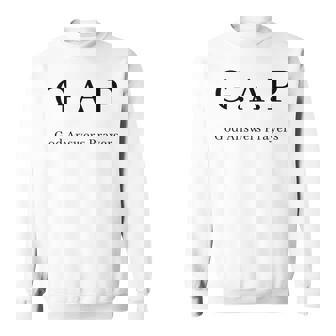 GAP 神は祈りに答えてくださる 長袖tシャツ スウェットシャツ - Kawaiitshirt