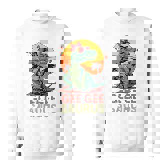 Geegeesaurus Dino Dinosaur Gee-Gee-Saurus T-Rex Geegee Trex Sweatshirt - Monsterry