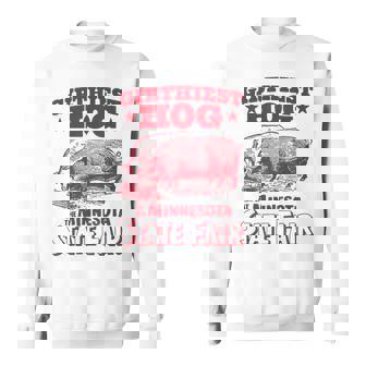 Girthiest Hog At The Minnesota State Fair Vintage Sweatshirt | Seseable FR