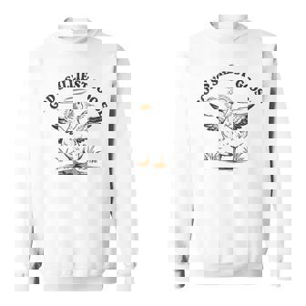 God Silliest Goose Joke Saying Silly Pun Humor Vintage Sweatshirt - Monsterry