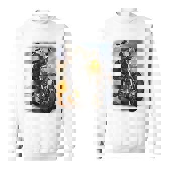 Gorilla ライディングチョッパー オートバイ スウェットシャツ - Kawaiitshirt