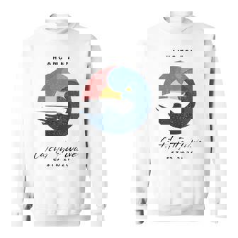 Hang 10 Catch The Waves サーフボード サーフ サーフィン スウェットシャツ - Kawaiitshirt