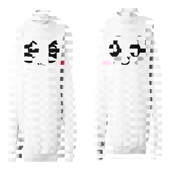 Happy Kawaii Yeuxisage Smile Emo Manga Japon Drôle Humour Sweater e - Cadeauxyz