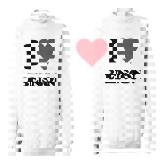 I Heart Benson Primer Nombre I Love Cosas Personalizadas Camisa de entrenamiento - Regaloses