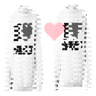 I Heart Miyu ファーストネーム I Love パーソナライズ スウェットシャツ - Kawaiitshirt