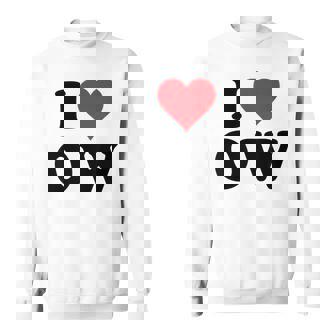 I Heart Ow Initials I Love OW First And Last Name O W スウェットシャツ - Kawaiitshirt
