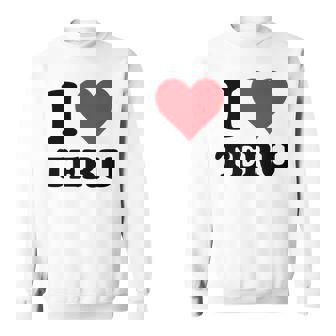 I Heart Teru 名 I Love パーソナライズ スウェットシャツ - Kawaiitshirt