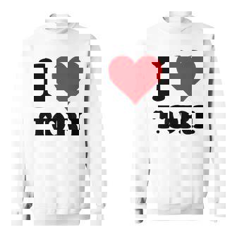 I Heart Tori ファーストネーム I Love パーソナライズ スウェットシャツ - Kawaiitshirt