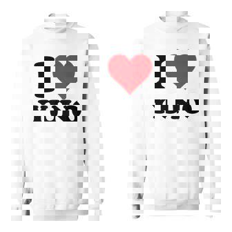 I Heart Yuno ファーストネーム I Love パーソナライズ スウェットシャツ - Kawaiitshirt