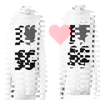 I Heartg イニシャル I LoveG 姓 G スウェットシャツ - Kawaiitshirt