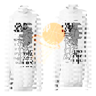 Hoop There It Is Basketball Sweatshirt - Monsterry