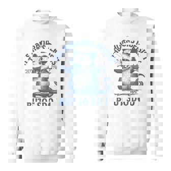 The Horrors Persist But So Do I Opossum Sweatshirt - Monsterry