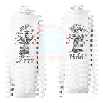 The Horrors Persist But So Do I Sweatshirt | Mazezy