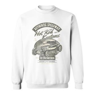 Hot Rodintage Retro Retro Classic Car Gris Camisa de entrenamiento - Regaloses