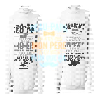 Humour Original Pour Beau Papa Fête Des Pères Homme Citation Sweater e - Cadeauxyz