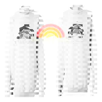 Hyde Park New York Ny ヴィンテージ 70年代 レトロレインボーデザイン スウェットシャツ - Kawaiitshirt