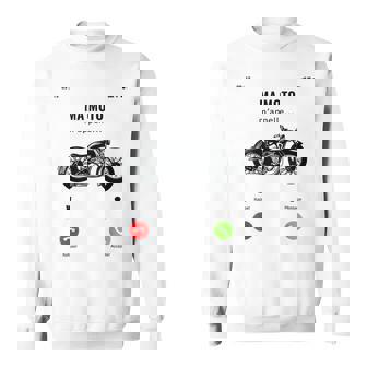 Idée Cadeau Motard Motocross Humour Drôle Ma Moto M'appelle Sweater e - Cadeauxyz