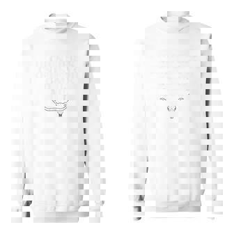 If Genders Confuse You Go Milk A Bull 背面 スウェットシャツ - Kawaiitshirt