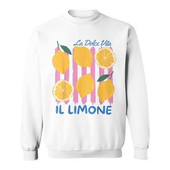 Il Limone Limon Cello La Dolceita Lemon Italia Sweatshirt - Geschenkecke