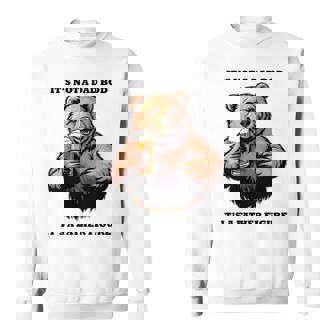 It's Not A Dad Bod、ビールで最高の人生を生きる父熊 長袖tシャツ スウェットシャツ - Kawaiitshirt