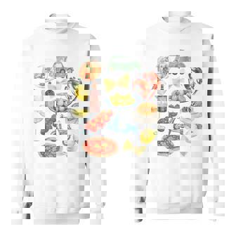 Italy Aesthetic Watercolor Vibes Graphic Sweatshirt | Mazezy