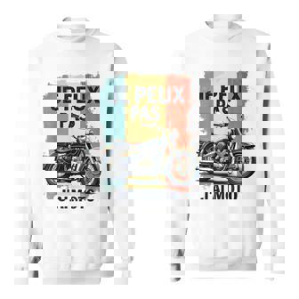 Je Peux Pas J'ai Moto Humour Cadeau Drôle Motorcycle Motard Sweater e - Cadeauxyz
