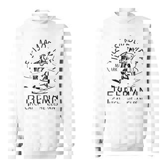 Jesus Made Me A Fisherman On Back Sweatshirt | Seseable FR