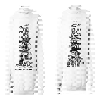 Just A Dad Who Always Came Back With The Milk Raccoon Sweatshirt - Thegiftio UK