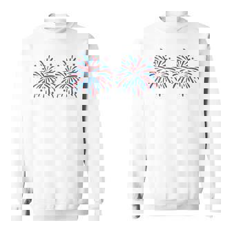 Just Here For The Fireworks Couple Matching 4Th July Sweatshirt | Mazezy
