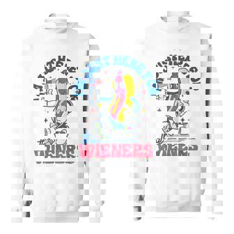 Im Just Here For The Hot Dog Wieners 4Th Of July Sweatshirt - Thegiftio