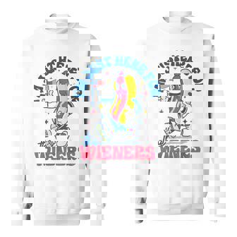 Im Just Here For The Hot Dog Wieners 4Th Of July Sweatshirt - Monsterry