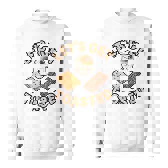Kawaii'mores Let's Get Toast キュート 面白い キャンプ 駄洒落。 スウェットシャツ - Kawaiitshirt