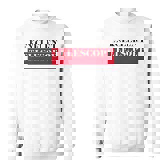 Kenko エクセレントテレスコープ 90年代復刻デザイン 両面デザイン淡色ボディ スウェットシャツ - Kawaiitshirt