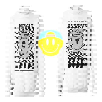 Kindergarten Dude 1St First Day Kindergarten Back School Boy Sweatshirt - Monsterry