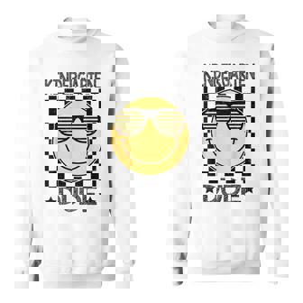 Kindergarten Dude Smile Face Back To School Kindergarten Sweatshirt | Mazezy