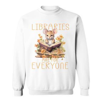 Las Bibliotecason Para Todos Lector De Libros De Ratón Bibliotecario Camisa de entrenamiento - Regaloses