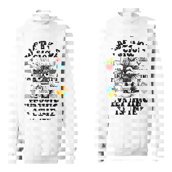Last Day Of School-End Of School Year-I Survived Cat Sweatshirt | Mazezy