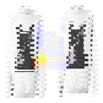 Last Minute Cleaner ハロウィンワーカーズグループコスチューム スウェットシャツ - Kawaiitshirt